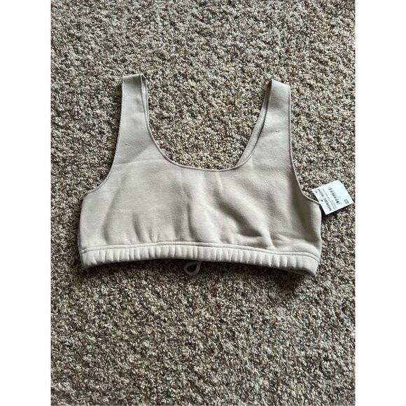 NWT Skims Cotton Fleece Bra Size M 70% Cotton 30% Polyester - Picture 1 of 6